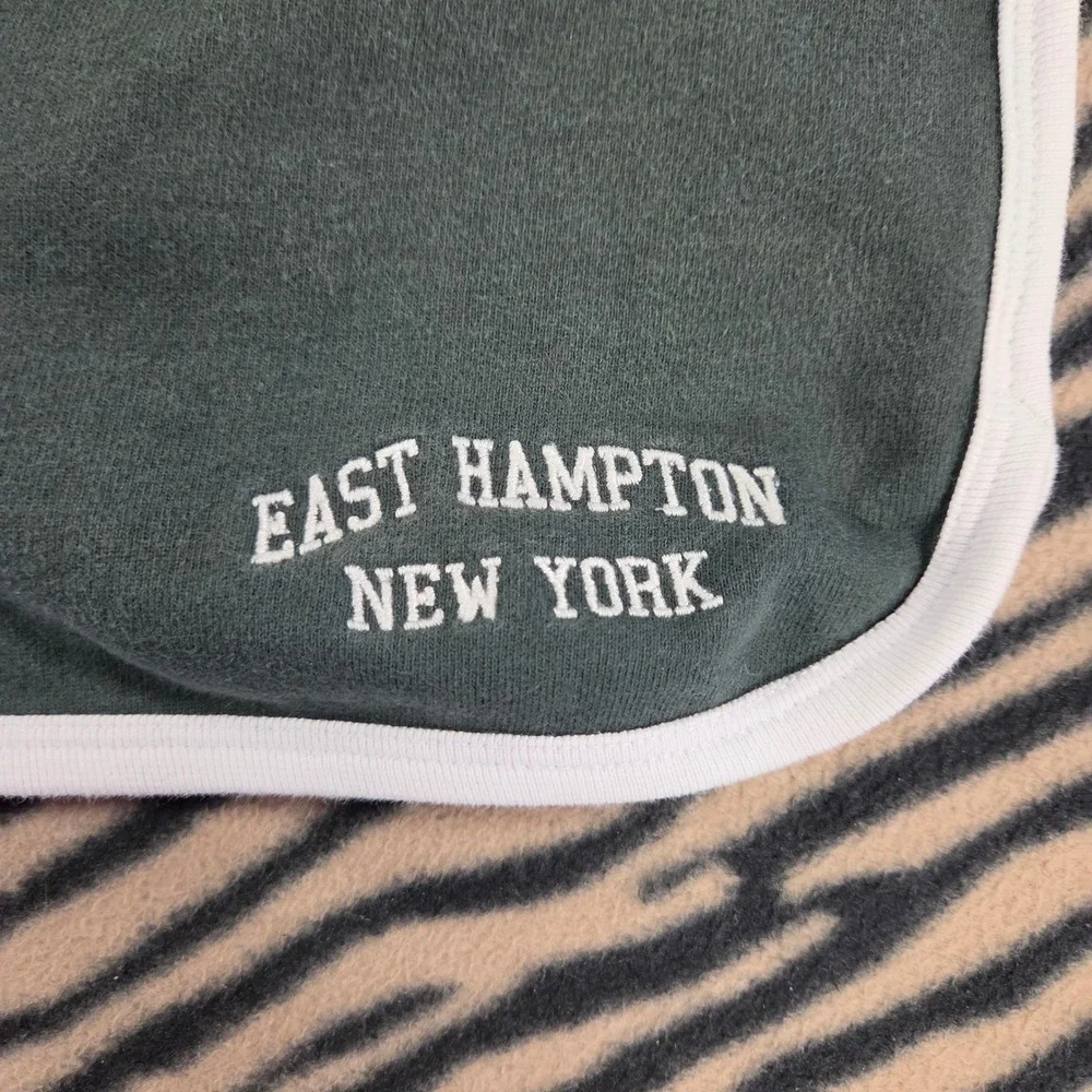 Brandy Melville East Hampton New York Shorts Green Y2K Preppy Loungewear